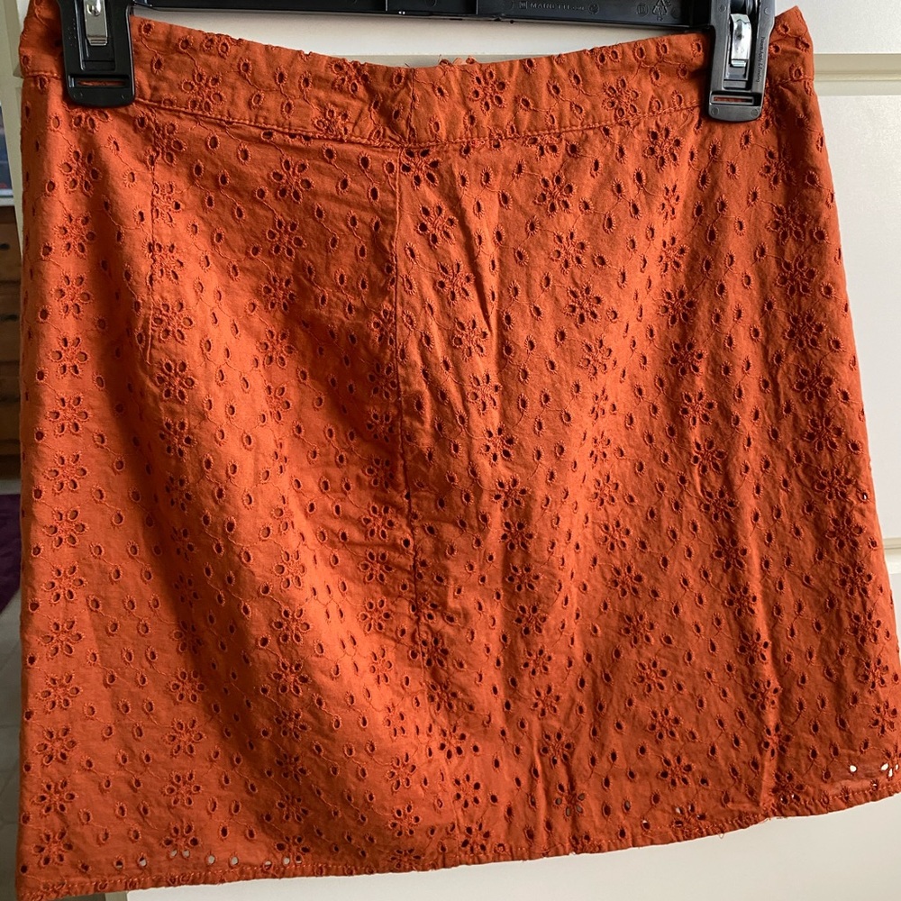 Burnt Orange Miniskirt